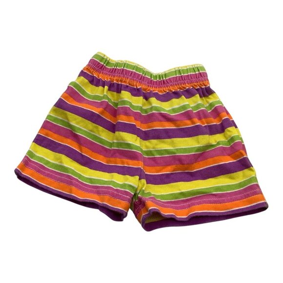 Lot Of 2 Infant Girls Shorts 3/6M Basic Editions & Kidgets Multicolor & Green - Picture 2 of 8